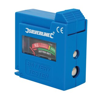 Silverline Compacte Batterijtester - 1.5 t/m 9 Volt