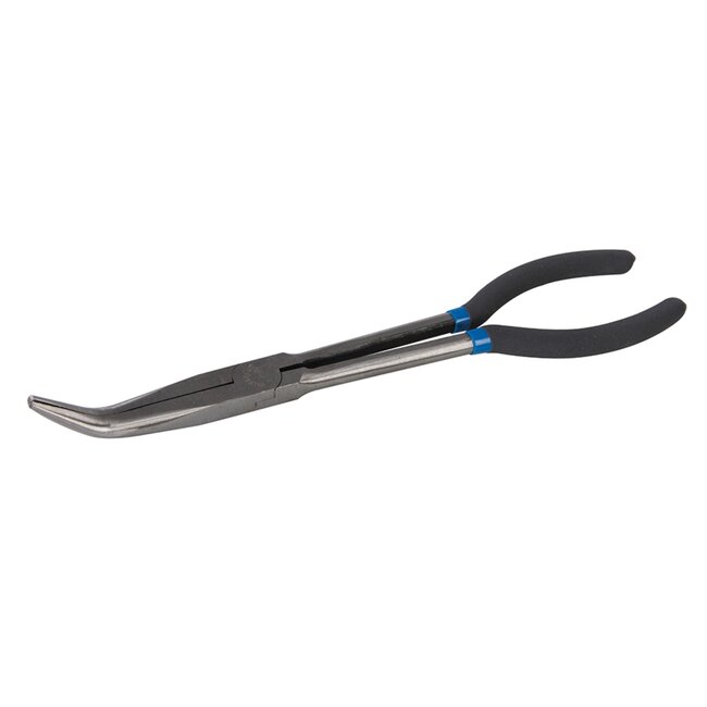 Silverline Langbektang - Gebogen - Chroom Vanadium - Soft-Grip Handvaten - 280 mm