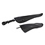 Silverline Spatborden set MTB - flexibel PVC - lichtgewicht - zwart