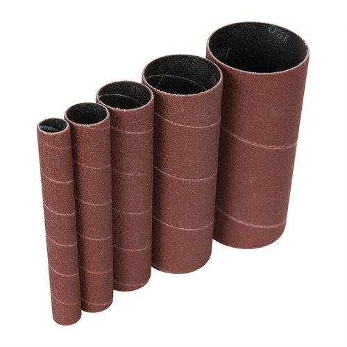 Triton Schuurhulzen Aluminiumoxide - Korrel 150 - Ø 13, 19, 26, 38 en 51 mm - Lengte 115 mm Triton Schuurhulzen Aluminiumoxide - Korrel 150 - Ø 13, 19, 26, 38 en 51 mm - Lengte 115 mm