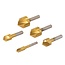 Silverline Verzinkboor set - titanium coating - 5 delig - 6 t/m 19 mm