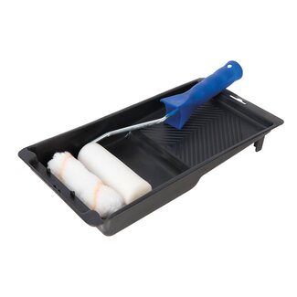 Silverline Mini Roller en Tray Set - 100 mm