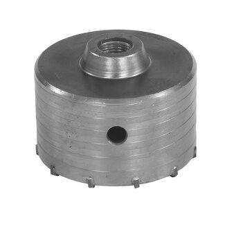 Silverline Kernboor - wolfraamcarbide TCT-punten - precisieboren - diameter 100 mm - grijs - voor steen en beton
