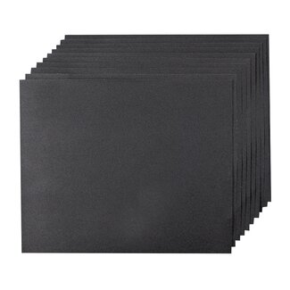 Silverline Schuurpapier nat en droog - siliciumcarbide - 230 x 280 mm - grijs - 10 vellen - korrel 240 - metaal, afwerken