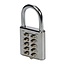 Silverline Digitaal combinatieslot - 10-cijferig - 38 mm - chroom geplateerd