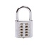 Silverline Digitaal combinatieslot - 10-cijferig - 38 mm - chroom geplateerd