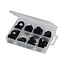 Fixman Rubberen sluitringen assortiment - 120-delig - diverse maten - inclusief opbergkoffer