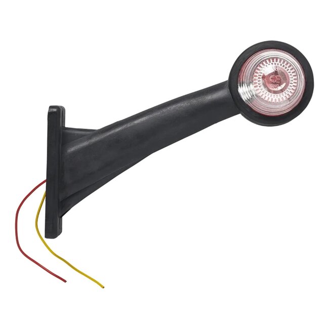 ProPlus Breedtelicht - Rood/Wit - Schuin ontwerp - 160 mm - 12 Volt