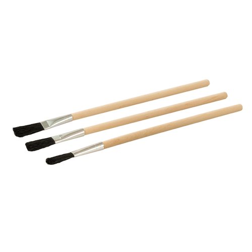 Dickie Dyer Fluxborstels - Houten Handvat - 25 stuks Dickie Dyer Fluxborstels - Houten Handvat - 25 stuks