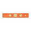 Task Compacte zakwaterpas - ABS - 3 libellen - magnetische basis - 230 mm - oranje