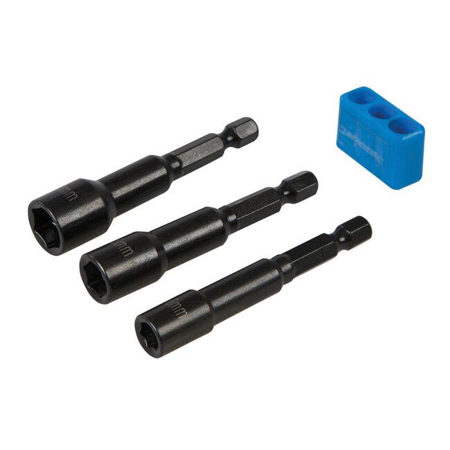 Silverline Magnetische Dopsleutel Set - 6 - 8 en 10 mm - 3 delig