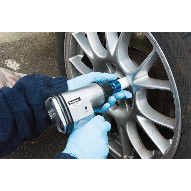 Silverline Slagmoerdoppenset - gehard chroommolybdeen - nylon velgbescherming, kleurcodering - 17, 19, 21 mm, 3-delig - autowielen