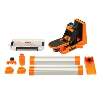 Triton pocketgat boormal set - kunststof en staal - snelklem en stofafvoer - 42-delig - 12-42 mm hout