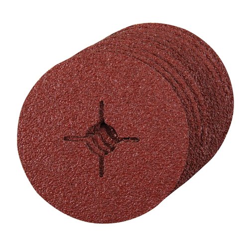 Silverline Vezel Schuurschijven - 115 x 22.23 mm - 24 Korrel - 10 stuks Silverline Vezel Schuurschijven - 115 x 22.23 mm - 24 Korrel - 10 stuks