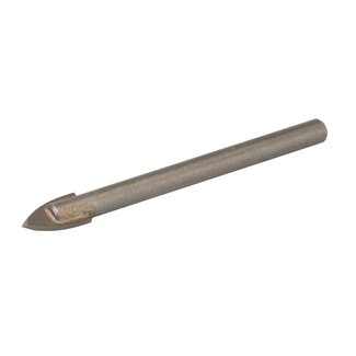 Silverline Tegel- en glasboor - hardmetalen punt - Ø 8 mm - verchroomd - roestbestendig