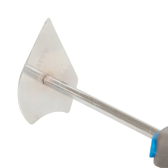 Silverline Verfkrabber - roestbestendig staal - softgrip handvat, ophanggat - 45 mm blad - voor verf schrapen op vlak, hol en bol