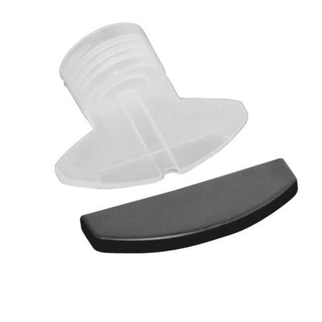 Silverline Lijmset voor houtbewerking - kunststoffles 250 ml - 60 mm brede rol, 40 mm deuvelmondstuk - zwart - nauwkeurig lijmen