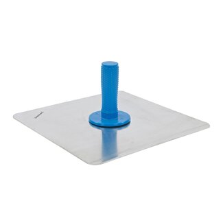 Silverline Pleisterbord bladmetaal - ergonomisch afneembaar handvat - 30 x 30 cm - hoogglans - voor stuc- en voegwerk