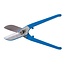Silverline Metaalschaar - gehard staal - anti-overslag - 255 mm - blauw - voor aluminium, zacht staal en roestvrij staal