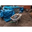 Silverline Ballastschop - Geperst Staal - Houten Schacht - 98 cm