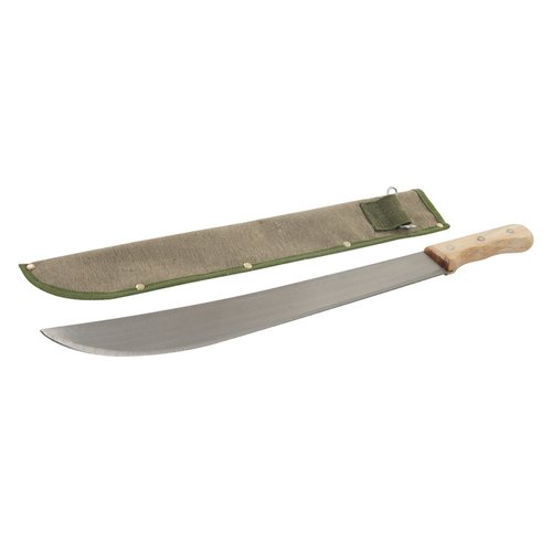 Silverline Kapmes 590 mm: Machete met Schede en Houten Handvat voor Tuinwerkzaamheden Silverline Kapmes 590 mm: Machete met Schede en Houten Handvat voor Tuinwerkzaamheden