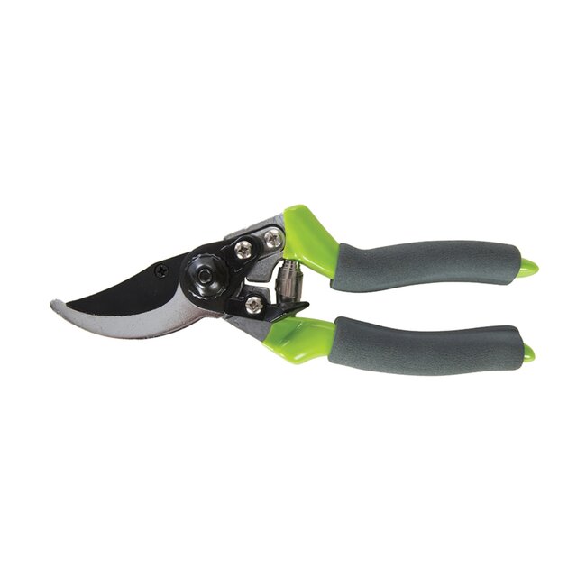 Silverline Snoeischaar - aluminium - geharde bladen met PTFE-laag en schuimrubberen greep - 22 cm - groen - voor tuinonderhoud