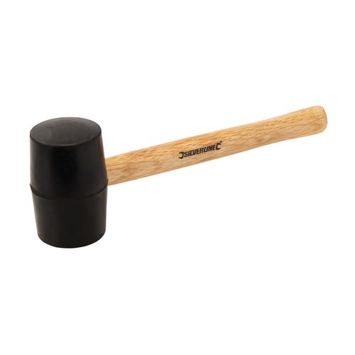 Silverline Zwarte Rubberen Hamer - 454 gram Silverline Zwarte Rubberen Hamer - 454 gram