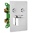 REA Fenix-Davis Thermostatische Douchekraan Inbouw - Regendouche 30 cm - Chroom