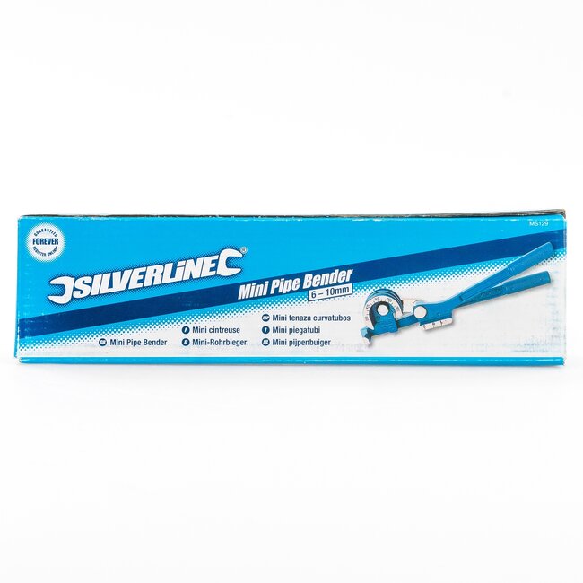 Silverline Mini pijpenbuiger - compact - voor 6, 8 en 10 mm pijpen - aluminium - 270 mm