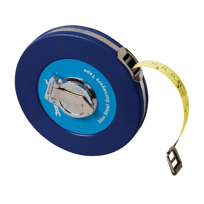 Silverline Stalen Landmeter - 30 meter