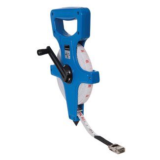 Silverline Landmeter - Meetlint met open spoel - 30 meter - Water- en krasbestendig