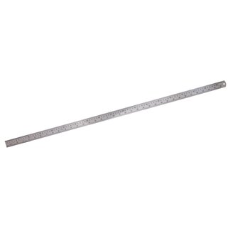 Silverline Roestvrijstalen liniaal - 900 mm - Metrische en imperiale schaalverdeling - 1,2 mm dikte