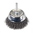 Silverline Stalen komborstel - gegolfd staaldraad - Ø 75 mm - 0,3 mm dik - max. 4500 min-1