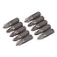 Silverline Bitset - chroom vanadium - PZ2 - 25 mm - 10 stuks