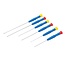 Silverline Extra lange precisie schroevendraaierset - antislip handvaten - 6-delig