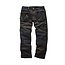 Scruffs Lichtgewicht werkbroek - robuust twill - kniezakken - holsterzakken - maat 54S - zwart