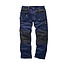Scruffs werkbroek polyester-katoen - lichtgewicht met holster- en slijtvaste kniezakken - maat 54L - blauw - bouwplaats