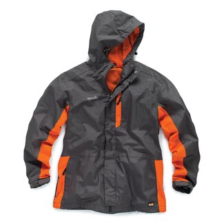 Scruffs Weersbestendige werkjas - robuust nylon - waterdicht - maat L - grijs Scruffs Weersbestendige werkjas - robuust nylon - waterdicht - maat L - grijs