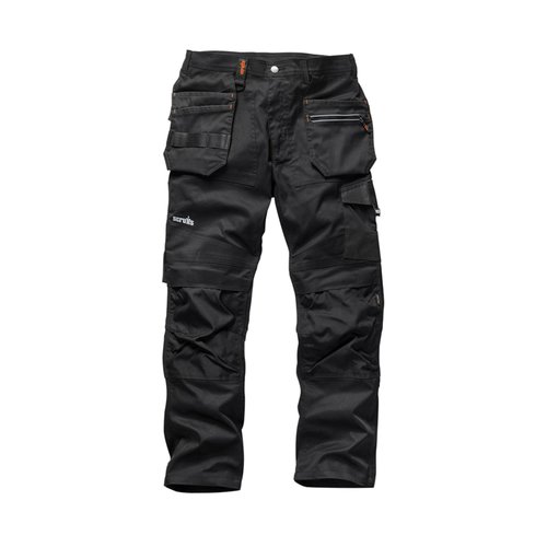 Scruffs Trade Flex Werkbroek - Kleur Zwart - Maat UK - 32L / EU - 48L Scruffs Trade Flex Werkbroek - Kleur Zwart - Maat UK - 32L / EU - 48L