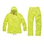 Scruffs regenpak - polyester/pvc - waterdicht, getapete naden, capuchon - maat XL - geel - 2-delig - voor werk en buitengebruik