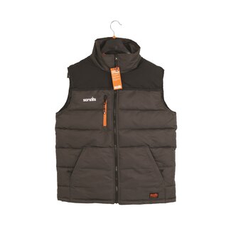 Scruffs Bodywarmer - Donker Grijs - XL - Waterafstotend - Gevoerde PU-coating - Extra Opslag Scruffs Bodywarmer - Donker Grijs - XL - Waterafstotend - Gevoerde PU-coating - Extra Opslag