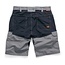 Scruffs Flexibele werkshort - donkergrijs - ripstop weefsel - holsterzakken - maat 50