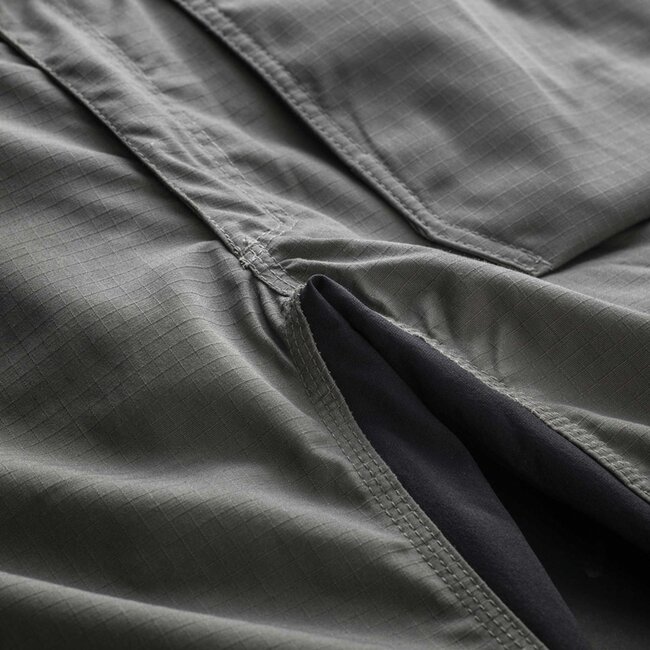 Scruffs Flexibele werkshort - donkergrijs - ripstop weefsel - holsterzakken - maat 50