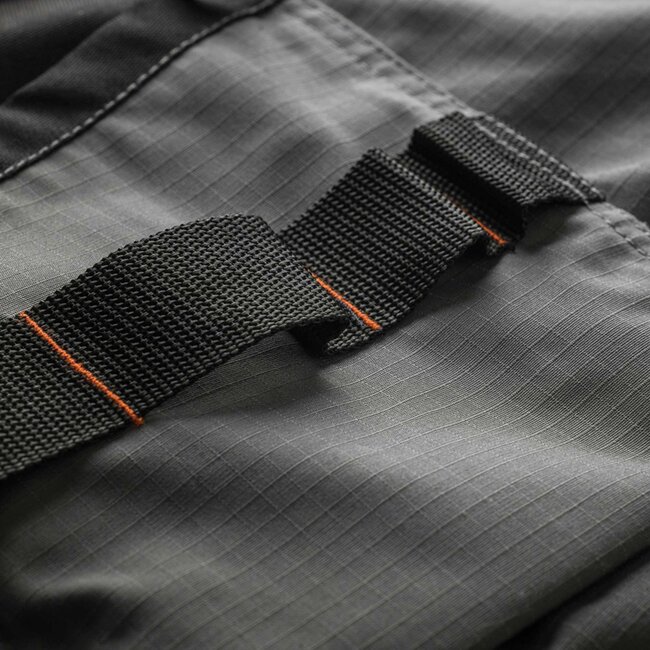 Scruffs Flexibele werkshort - donkergrijs - ripstop weefsel - holsterzakken - maat 50