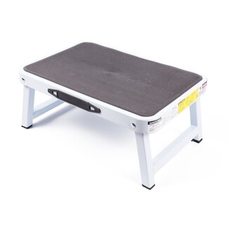 Benson Inklapbaar opstapje - Antislip - Max. 150 kg - 38 x 26 x 16,5 cm - Wit