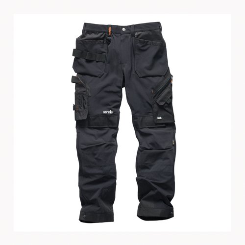 Scruffs Pro Flex Plus Werkbroek - Zwart - Maat UK - 34R / EU - 50M Scruffs Pro Flex Plus Werkbroek - Zwart - Maat UK - 34R / EU - 50M