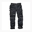 Scruffs Flexibele werkbroek - Slanke pasvorm - 4-voudige stretch - Zwart - Maat 50