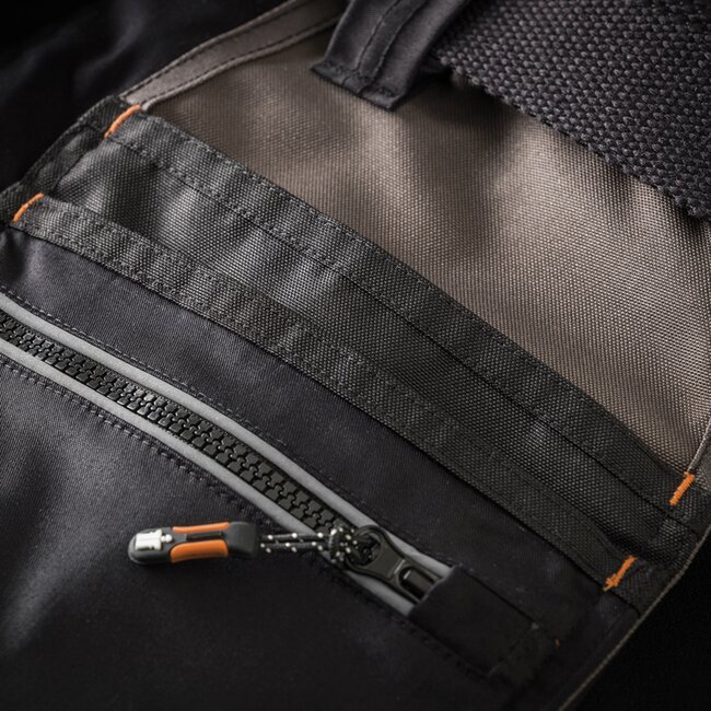 Scruffs Werkbroek slanke pasvorm - ballistisch weefsel - holster- en kniezakken - maat 54 kort - zwart - voor bouw