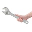 Silverline Verstelbare moersleutel - 41 mm kaak - 375 mm lengte - chroom geplateerd - gehard staal