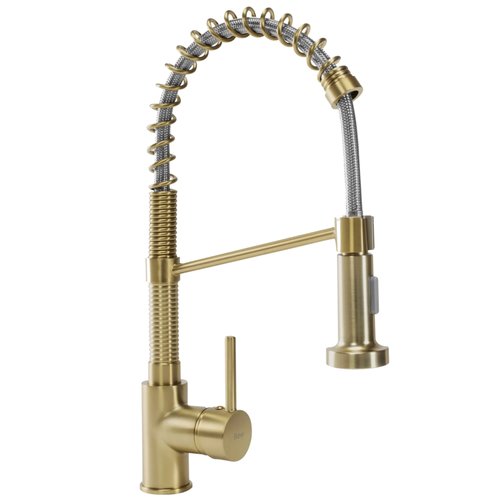REA Spring Keukenmengkraan - Hoog Model - Geborsteld Goud REA Spring Keukenmengkraan - Hoog Model - Geborsteld Goud